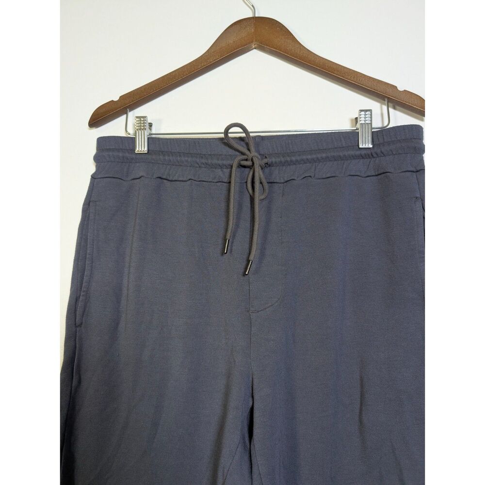 Velvet By Graham Spencer Crosby Luxe Fleece Joggers Charcoal Grey M Unisex Fit - Picture 4 of 8